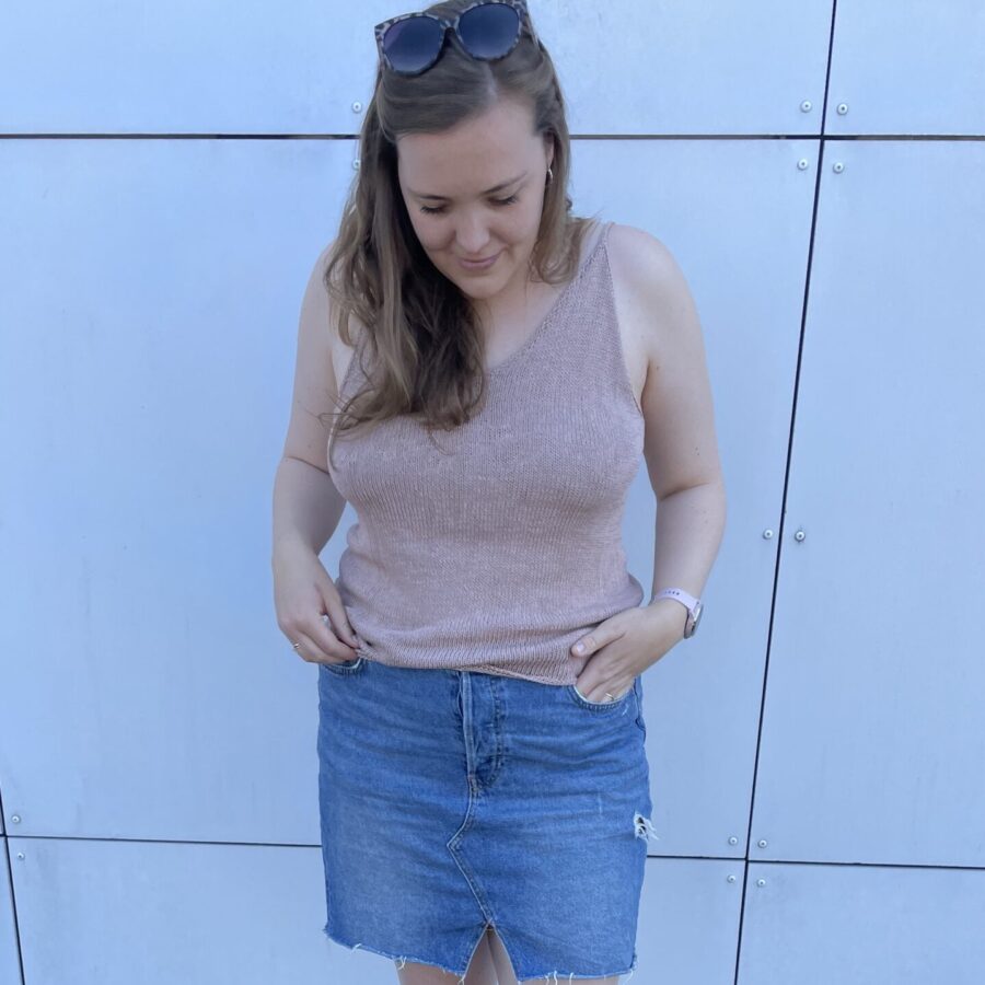 Summerstrop Light | Summer top knitting pattern