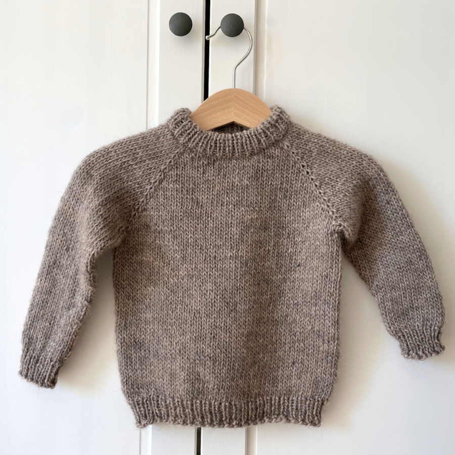 A Basic Sweater | Top down children’s sweater